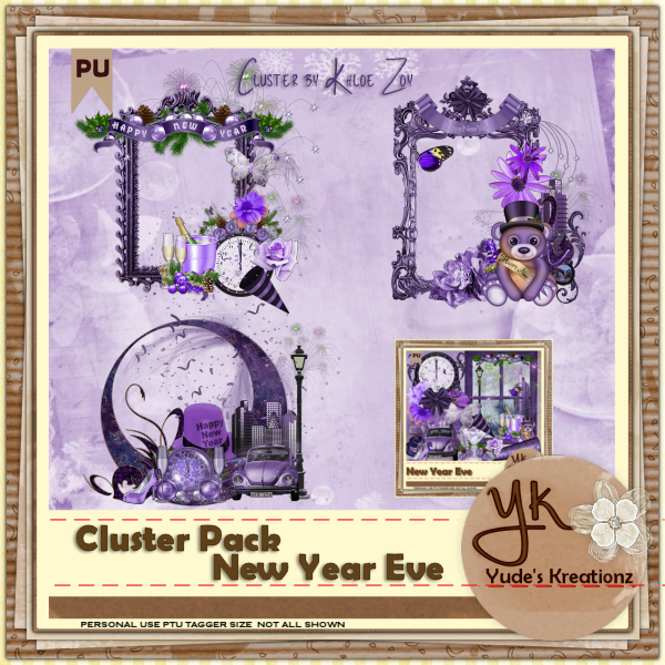 (image for) New Year Eve Cluster Pack